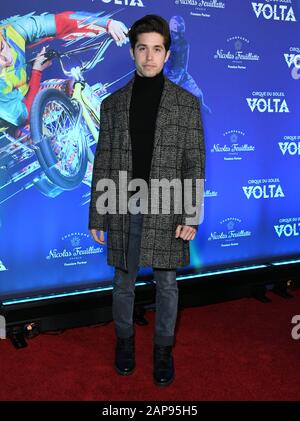 21 Gennaio 2020 - Los Angeles, California - Brandon Larracuente. La "Volta" Di Los Angeles Premiere Del Cirque Du Soleil Si È Tenuta Al Dodger Stadium. (Credit Image: © Birdie Thompson/AdMedia Via ZUMA Wire) Foto Stock