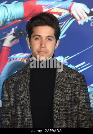 Los Angeles, California, Stati Uniti. 21st Gen 2020. Brandon Larracuente frequenta la Premiere del Cirque Du Soleil 'volta' al Dodger Stadium il 21 gennaio 2020 a Los Angeles, California. Foto: Annie Lesser/imageSPACE/MediaPunch Credit: MediaPunch Inc/Alamy Live News Foto Stock