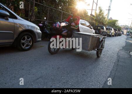 Moto chiang mai Thailandia Foto Stock