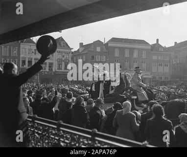 Carnevale Oeteldonk Den Bosch En Bergen Op Zoom Data: 12 Febbraio 1956 Località: Bergen Op Zoom, Den Bosch Parole Chiave: Carnevale Nome Personale: Oeteldonk Foto Stock