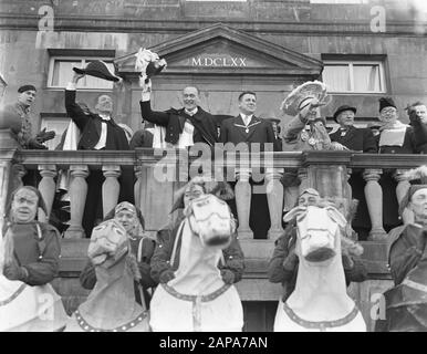 Carnevale Oeteldonk Den Bosch En Bergen Op Zoom Data: 12 Febbraio 1956 Località: Bergen Op Zoom, Den Bosch Parole Chiave: Carnevale Nome Personale: Oeteldonk Foto Stock