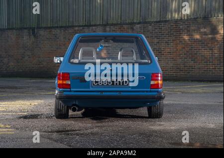 1985 Mark 3 Ford Escort tenuta a tre porte Foto Stock