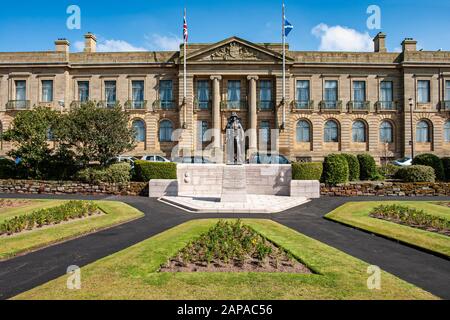 Royal Scots Fusiliers At Monument Place De Saint-Germain-En-Laye Tra Bath Place E Pavilion Road Ayr South Ayrshire Scotland Uk Foto Stock