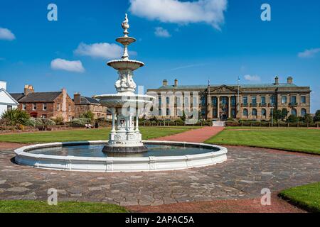 La fontana commemorativa di Steven di Pavilion Road in Ayr South Ayrshire Scotland UK Foto Stock