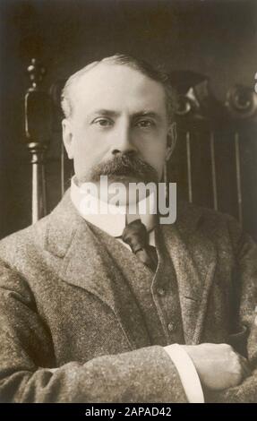 EDWARD ELGAR (1857-1934), compositore inglese circa 1900 Foto Stock