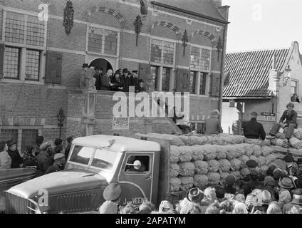 Visita Princely Coppia A Zeeland Data: 30 Ottobre 1947 Luogo: Zeeland Parole Chiave: Visite Foto Stock