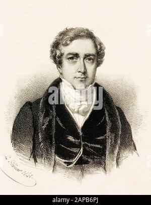 Sir Robert Peel, (1788-1850), 2nd Baronet, ritratto, 1841 Foto Stock