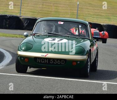 Mervyn Selwyn, Lotus Elan S3, HSCC Historic Road Sports Championship, Sport Di Produzione e vetture GT, dal 1947 al 1969, HSCC Legends of Brands Hatch Super Foto Stock