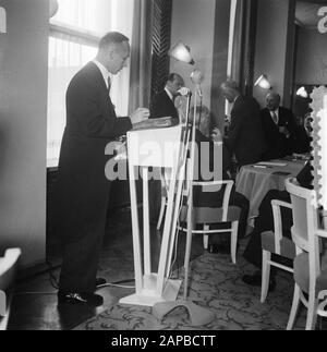 Hall di apertura del Carlton Hotel. Data Di Apertura: 16 Ottobre 1952 Parole Chiave: Aperture Nome Personale: Carlton Hotel Foto Stock