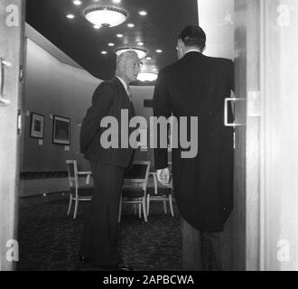 Hall di apertura del Carlton Hotel. Data Di Apertura: 16 Ottobre 1952 Parole Chiave: Aperture Nome Personale: Carlton Hotel Foto Stock