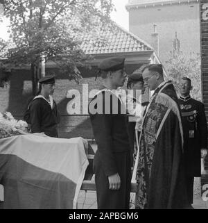 Funerale Stoker Terza Classe Data: 11 Agosto 1947 Parole Chiave: Funerale Foto Stock