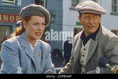 Il TRANQUILLO FILM MAN 1952 Republic Pictures con Maureen o'Hara e John Wayne Foto Stock