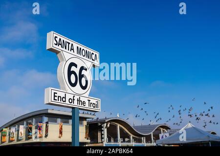 Santa Monica, California, Stati Uniti d'America Foto Stock