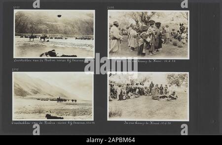 PhotoAlbum Fisherman: Third Karakoru Expedition, 1929 Descrizione: Album con tre foto. In alto a sinistra e in basso a sinistra: La Valle Yoghma; a destra: Il Ghiacciaio Yoghma Data: 1929/06/16 luogo: India, Karakorum, Pakistan Parole Chiave: Ghiacciai Foto Stock