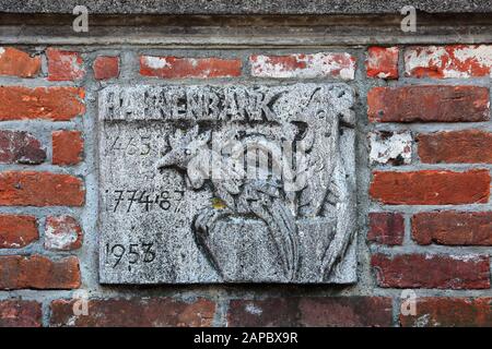 Hahnenbank Memmingen è una città del Bayern/Germania con molte attrazioni storiche Foto Stock