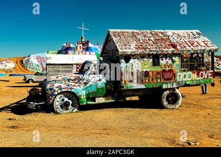 Salvezza Montagna Niland California Stati Uniti. Creato Da Leonard Knight. Foto Stock