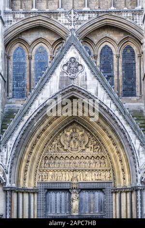 Westminster Abbey - la chiesa dell'incoronazione a Westminster, Londra Foto Stock