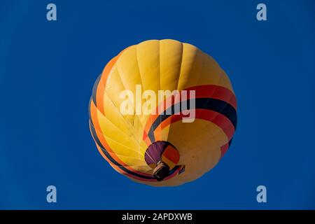 Vista mattutina del famoso evento Albuquerque International Balloon Fiesta al New Mexico Foto Stock