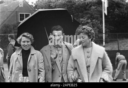Inizio torneo internazionale di tennis a Hilversum Data: 30 luglio 1959 Foto Stock