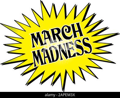 March Madness Starburst Foto Stock