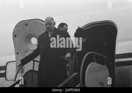 Visita del Presidente De Gaulle nei Paesi Bassi. 4, 5, 6, 7 De Gaulle Data: 16 Marzo 1963 Località: Paesi Bassi Parole Chiave: Visite Nome Personale: Gaulle, Charles De Foto Stock