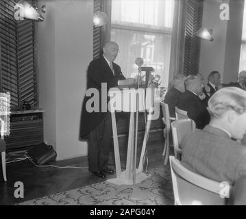 Hall di apertura del Carlton Hotel. Data Di Apertura: 16 Ottobre 1952 Parole Chiave: Aperture Nome Personale: Carlton Hotel Foto Stock