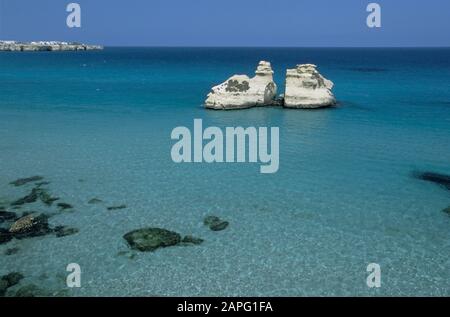 italia, puglia, torre dell'orso, parco naturale Foto Stock