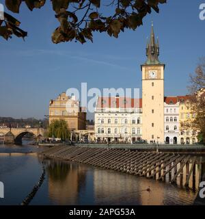 Bedrich Smetana Museum Al Molo Di Smetana, Praga, Boemia, Repubblica Ceca, Europa Foto Stock