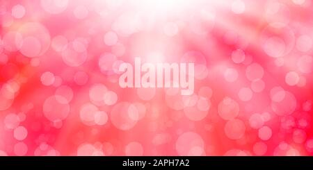 Astratto sfondo rosa con bokeh. Illustrazione del vettore Illustrazione Vettoriale