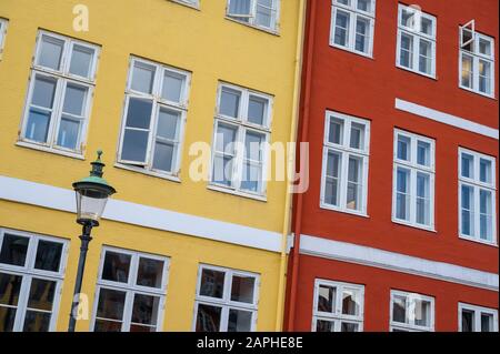 Nyhavn, Copenhagen, Danimarca Foto Stock