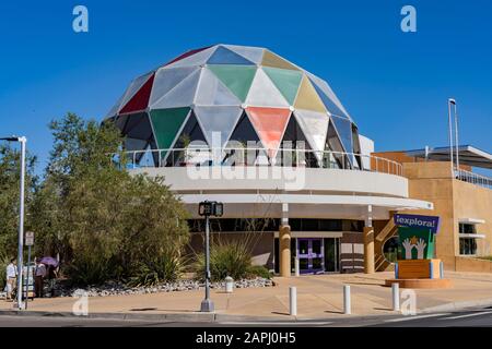 Albequerque, Oct 5: Veduta esterna del Museo di Storia Naturale e della Scienza del New Mexico, Oct 5, 2019 ad Albequerque, New Mexico Foto Stock