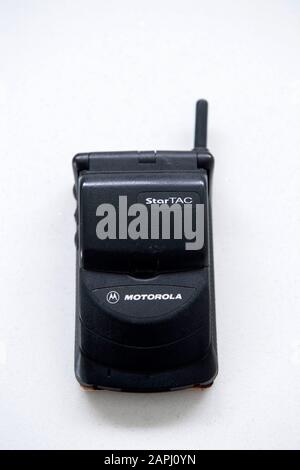 Telefono cellulare Motorola StarTAC flip. Foto Stock