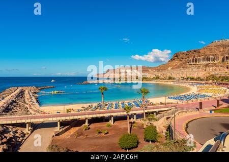 Villaggio costiero di Amadores Gran Canaria Spagna Foto Stock