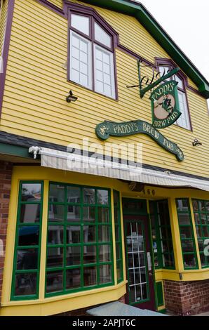 Paddy's Brew Pub a Wolfville, Nuova Scozia, Canada Foto Stock