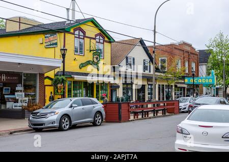 Paddy's Brew Pub a Wolfville, Nuova Scozia, Canada Foto Stock