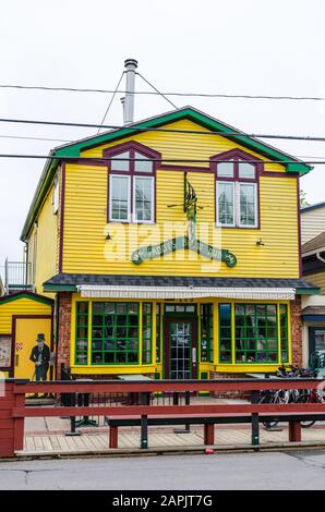 Paddy's Brew Pub a Wolfville, Nuova Scozia, Canada Foto Stock