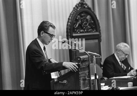 Sig. Nguyen Di Un in Camera dei rappresentanti. Caso Vietnamita Meridionale Data: 25 Agosto 1967 Luogo: Vietnam Nome Personale: Nguyen Van An Institutioningsnaam: Seconda Camera Foto Stock