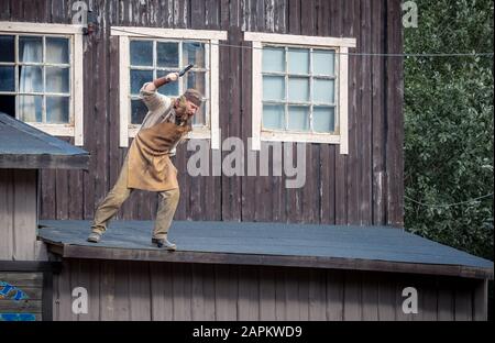 High chaparral, westernpark in Svezia Foto Stock