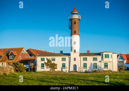 Germania, Meclemburgo-Pomerania occidentale, Isola di Poel, Faro di Timmendorf Foto Stock