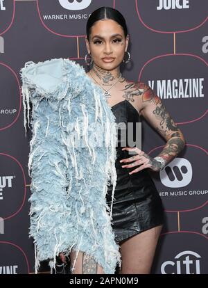 23 Gennaio 2020 - Hollywood, California - Kehlani. Warner Music Group Pre-Grammy Party 2020 Si È Tenuto Presso L'Hollywood Athletic Club. (Credit Image: © Birdie Thompson/AdMedia Via ZUMA Wire) Foto Stock