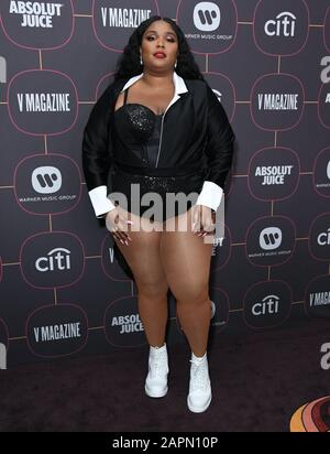 23 Gennaio 2020 - Hollywood, California - Lizzo. Warner Music Group Pre-Grammy Party 2020 Si È Tenuto Presso L'Hollywood Athletic Club. (Credit Image: © Birdie Thompson/AdMedia Via ZUMA Wire) Foto Stock