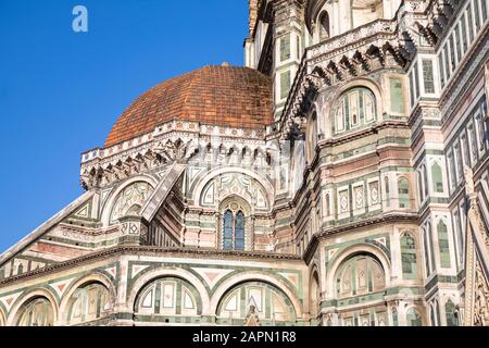 Basilica di Santa Maria del Fiore / Basilica di Santa Maria del Fiore (dettaglio), Firenze, Italia. Foto Stock