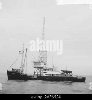 Isola REM occupata, Isola REM Data: 17 dicembre 1964 Parole Chiave: Occupazioni Nome dell'istituzione: Isola REM Foto Stock