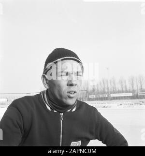 Il team di pattinaggio russo ha avuto riposo giorno, Eddy giornate di sci (kop) Data: 20 gennaio 1966 Parole Chiave: Skating equipaggi Foto Stock