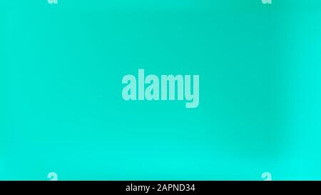 Acquamarina colorata sfumatura astratta sfondo. Facile da modificare e chiara illustrazione del vettore colore. Fantasia trendy e croccante. Texture minima. Pura banne Illustrazione Vettoriale