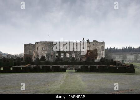 Chirk Castle, Denbighshire, Galles Foto Stock
