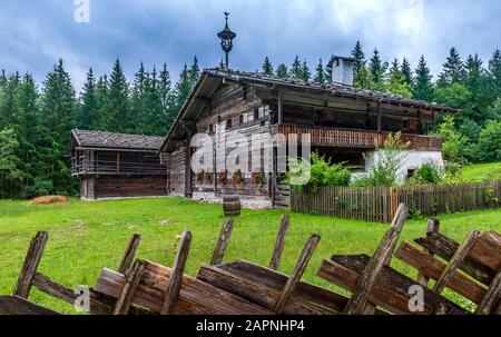 Visita al museo all'aperto di Salisburgo, Austria Foto Stock