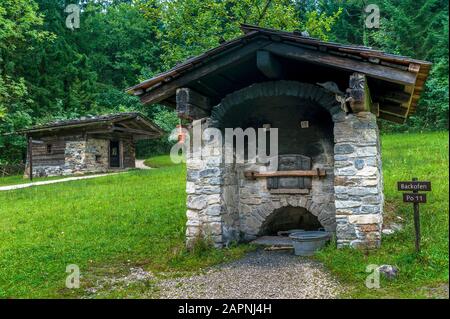 Visita al museo all'aperto di Salisburgo, Austria Foto Stock