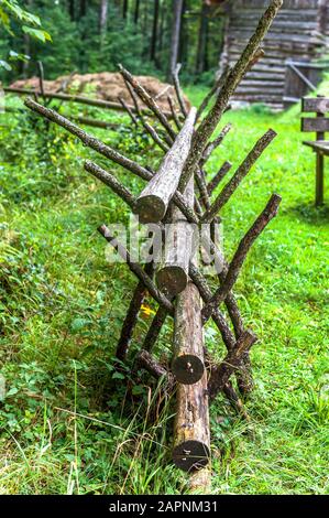 Visita al museo all'aperto di Salisburgo, Austria Foto Stock