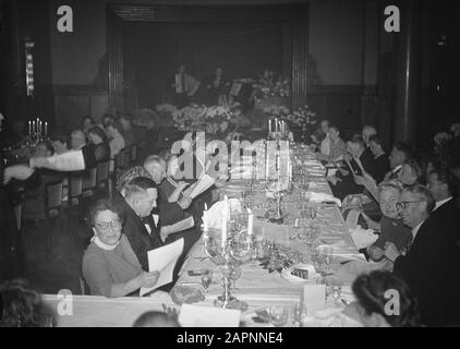 Azienda di ricevimento Boekel. Cena Data: 23 maggio 1948 Parole Chiave: Cena, ricevimenti Foto Stock